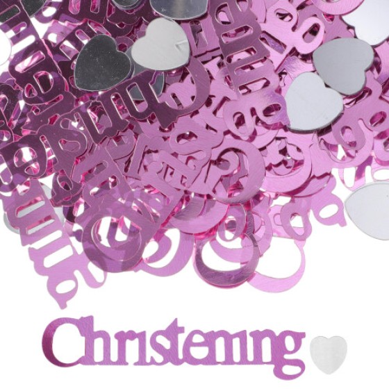 4 Pieces 3 Bags Glitter Confetti for Christening